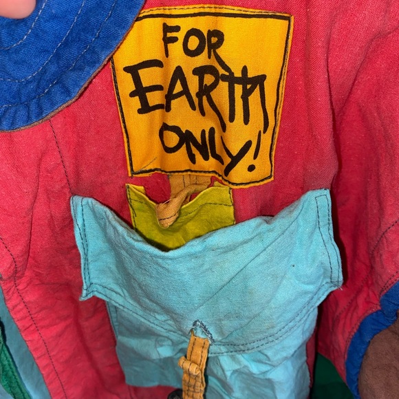 Vintage 70s/80s bright hippie bohemian Bali Baggus crazy jacket unisex one size - Picture 7 of 16